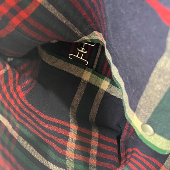 Polo Ralph Lauren Men vintage Plaid Chore / Hunting Jacket with Corduroy Collar - Picture 11 of 14